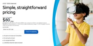 AT&T Internet 1000 Plan: $80/month plan offers unlimited data at 1 Gbps ...